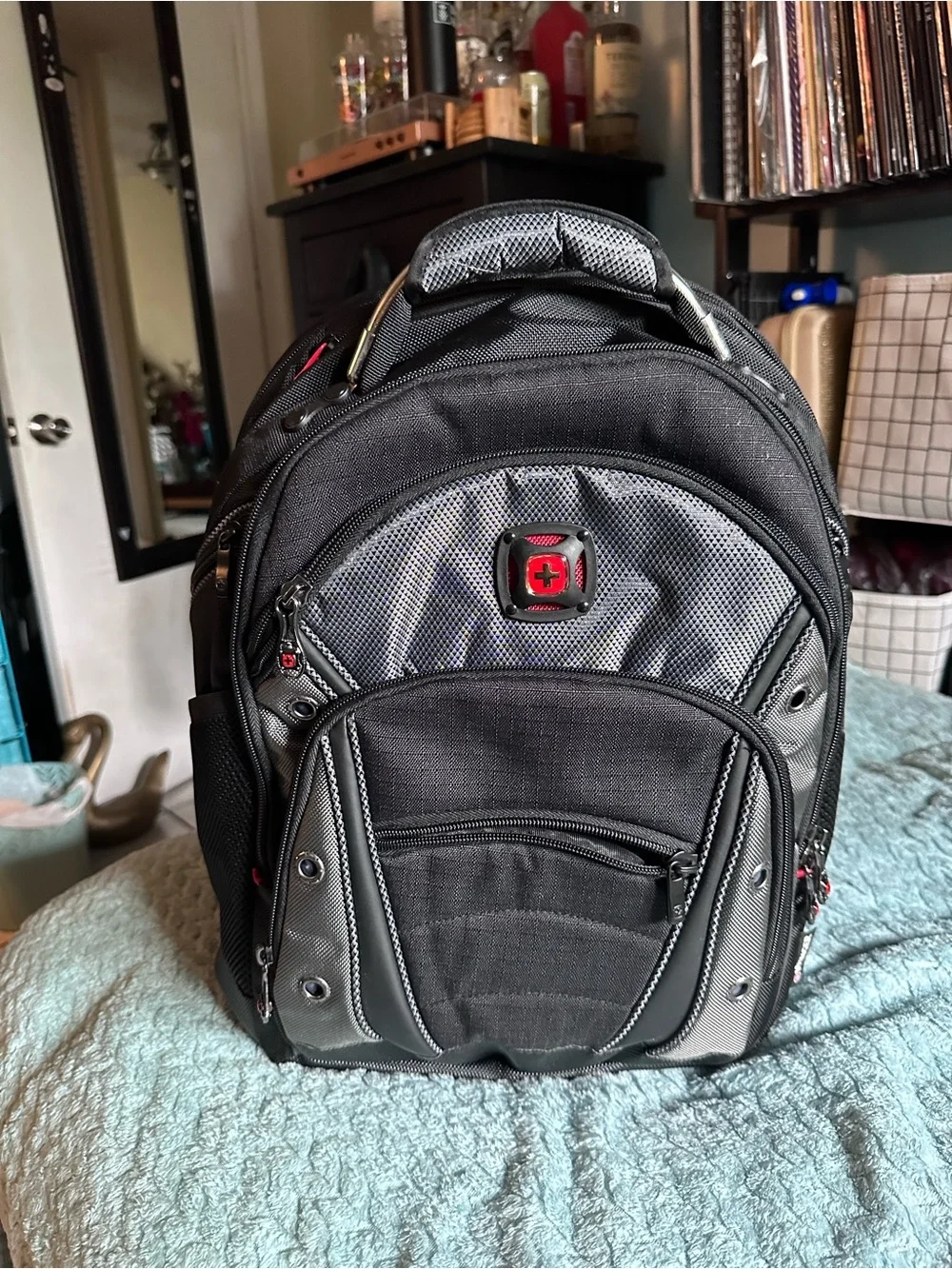 SwissGear Wenger Synergy Black & Gray Backpack